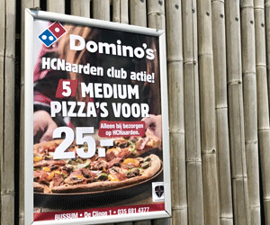 Lokale betrokkenheid Poster Domino's