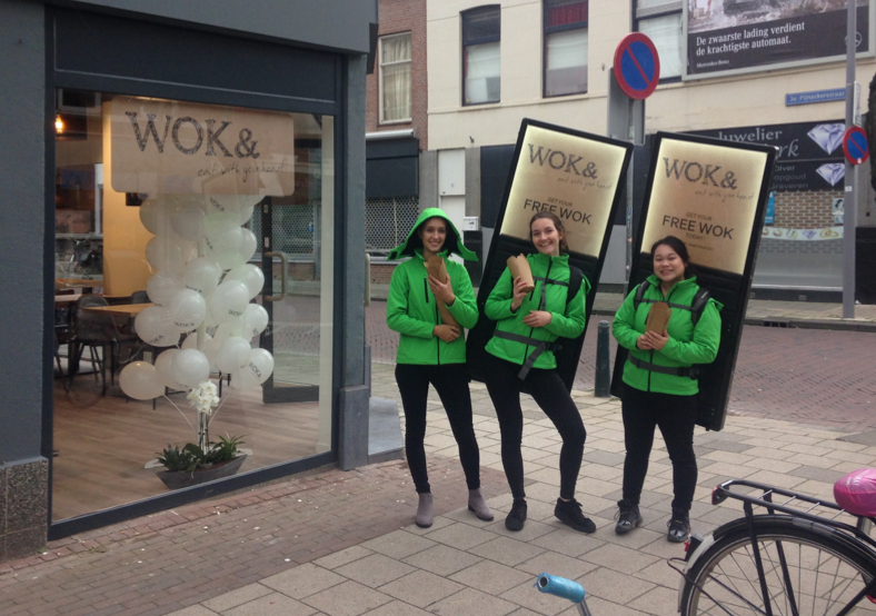 Walking billboard
