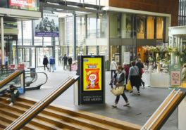 Digitale abri winkelcentrum